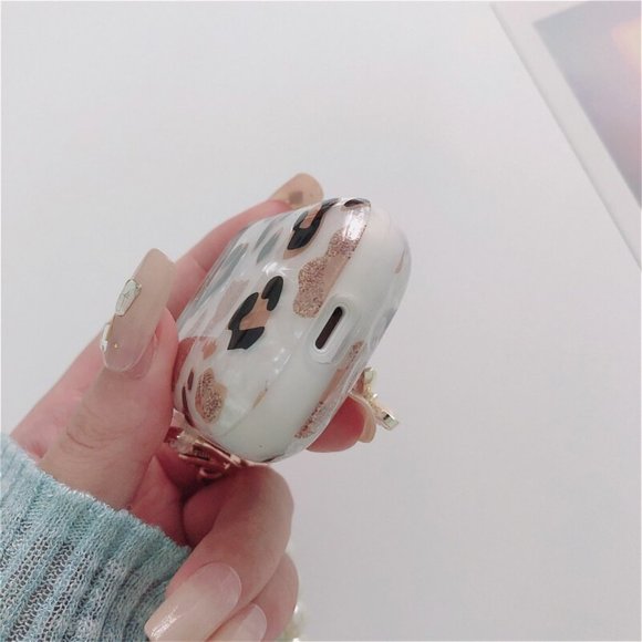 NEW Leopard Shell Hard Apple Airpods 1 2 Pro case - Picture 2 of 8